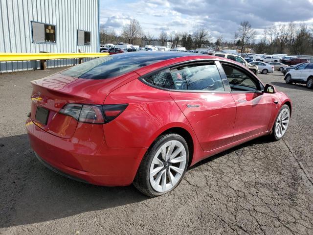 46904664 :رقم المزاد ، 5YJ3E1EA7NF371302 vin ، 2022 Tesla Model 3 مزاد بيع
