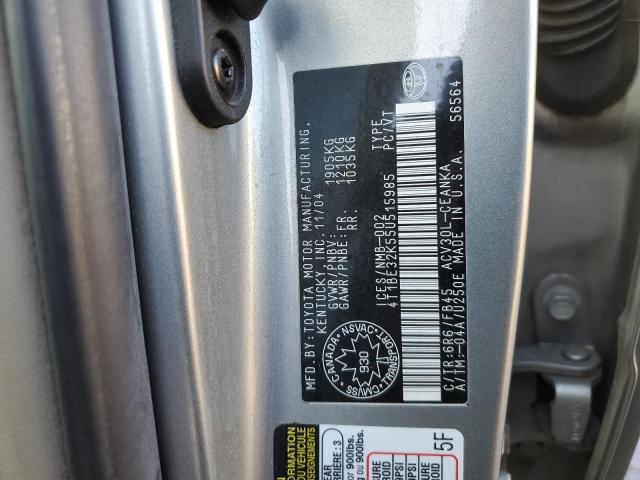 Продажа на аукционе авто 2005 Toyota Camry Le, vin: 4T1BE32K55U515985, номер лота: 46352834