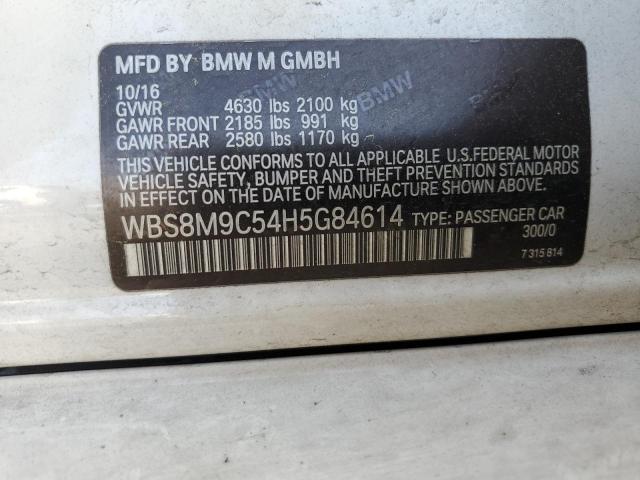 Продажа на аукционе авто 2017 Bmw M3, vin: WBS8M9C54H5G84614, номер лота: 47799734