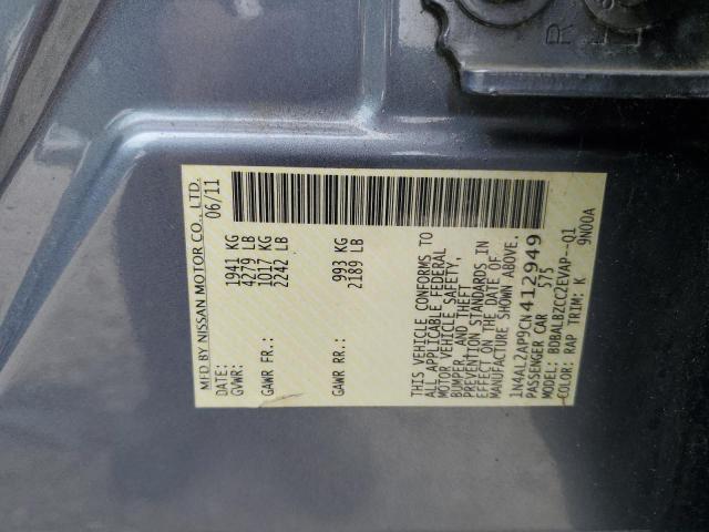 48241514 :رقم المزاد ، 1N4AL2AP9CN412949 vin ، 2012 Nissan Altima Base مزاد بيع