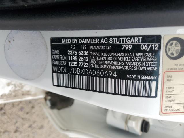 Aukcja sprzedaży 2013 Mercedes-benz Cls 550, vin: WDDLJ7DBXDA060694, numer aukcji: 45462624