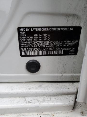 Aukcja sprzedaży 2014 Bmw Activehybrid 5, vin: WBA5E1C53ED221013, numer aukcji: 48727974