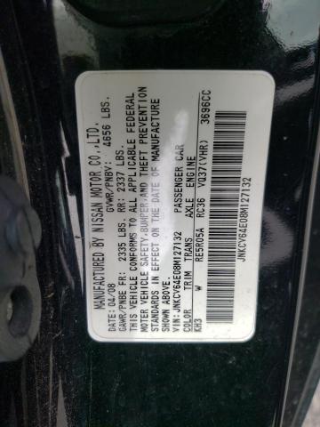 Aukcja sprzedaży 2008 Infiniti G37 Base, vin: JNKCV64E08M127132, numer aukcji: 45581604