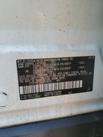 Aukcja sprzedaży 2020 Toyota Rav4 Xle, vin: 2T3P1RFVXLW139233, numer aukcji: 45045624