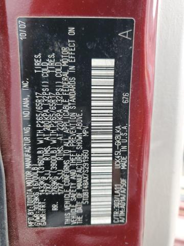 Aukcja sprzedaży 2007 Toyota Sequoia Limited, vin: 5TDBT48AX7S291960, numer aukcji: 45149374