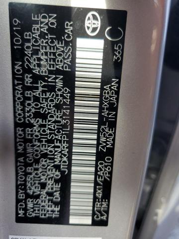 Aukcja sprzedaży 2020 Toyota Prius Prime Le, vin: JTDKARFP1L3141449, numer aukcji: 45444714
