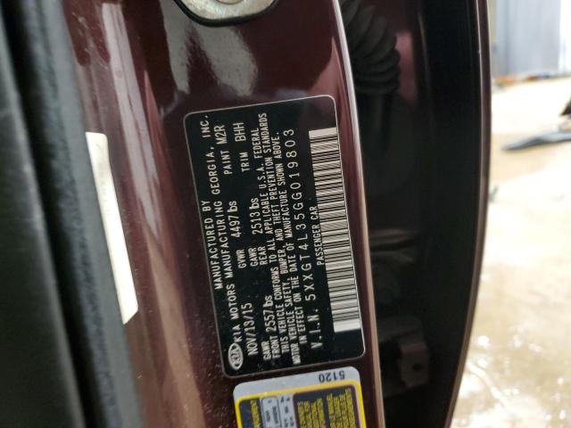 Aukcja sprzedaży 2016 Kia Optima Lx, vin: 5XXGT4L35GG019803, numer aukcji: 43820574