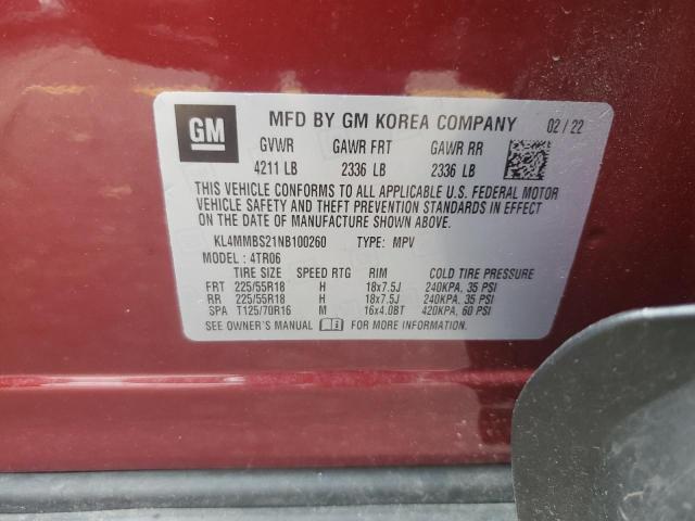 Aukcja sprzedaży 2022 Buick Encore Gx Preferred, vin: KL4MMBS21NB100260, numer aukcji: 45480374