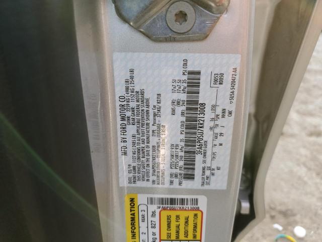 Aukcja sprzedaży 2019 Ford Fusion Titanium, vin: 3FA6P0SU7KR213008, numer aukcji: 45177814