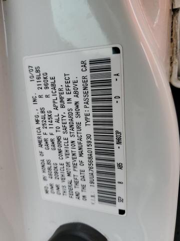 Aukcja sprzedaży 2008 Acura Tl Type S, vin: 19UUA76568A015930, numer aukcji: 45658914