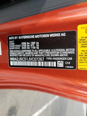 Aukcja sprzedaży 2018 Bmw M240i, vin: WBA2J5C51JVC07267, numer aukcji: 47202484