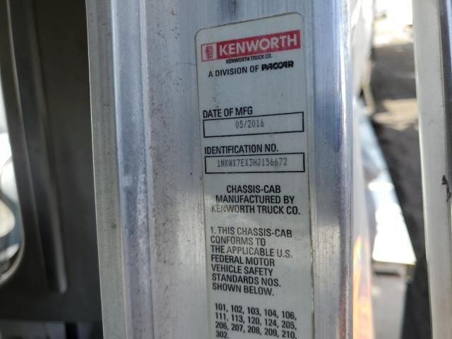 Продажа на аукционе авто 2017 Kenworth Construction W900, vin: 1NKWX7EX3HJ156672, номер лота: 43227144