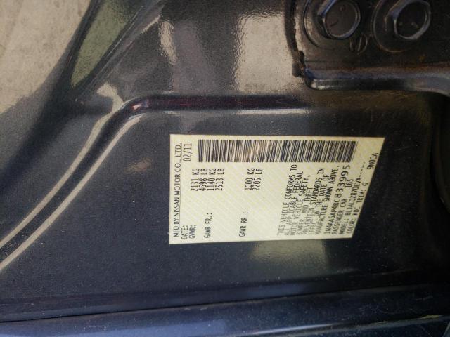 Aukcja sprzedaży 2011 Nissan Maxima S, vin: 1N4AA5AP4BC833995, numer aukcji: 46886034