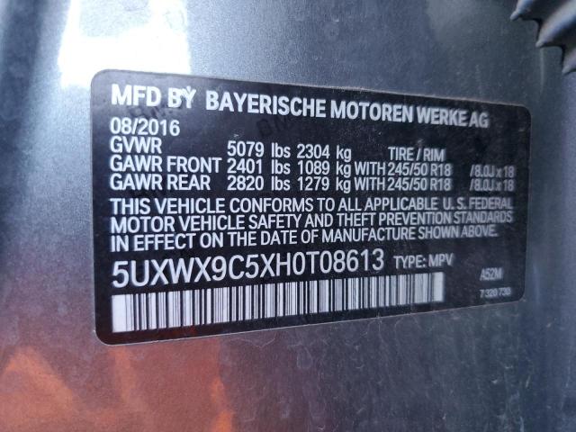 Aukcja sprzedaży 2017 Bmw X3 Xdrive28i, vin: 5UXWX9C5XH0T08613, numer aukcji: 45433724