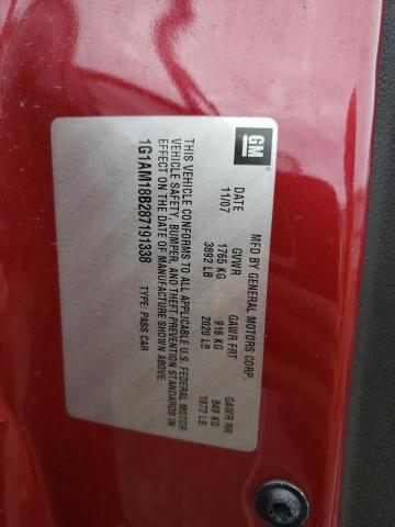 Aukcja sprzedaży 2008 Chevrolet Cobalt Sport, vin: 1G1AM18B287191338, numer aukcji: 45475764
