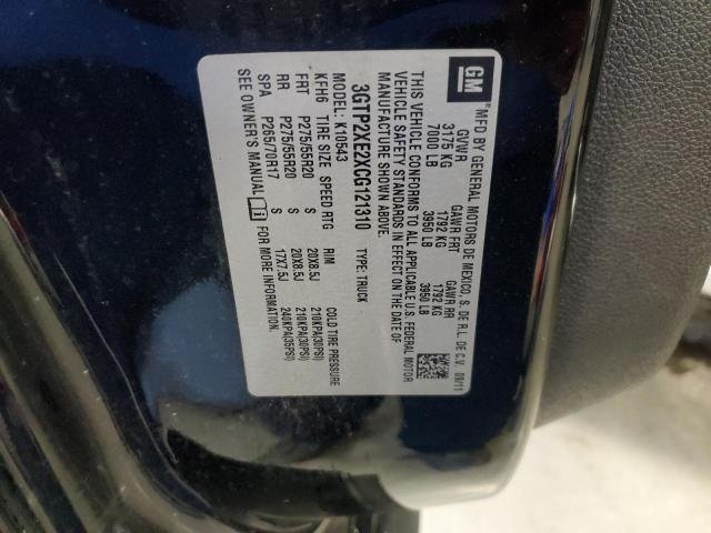 47268704 :رقم المزاد ، 3GTP2XE2XCG121310 vin ، 2012 Gmc Sierra K1500 Denali مزاد بيع