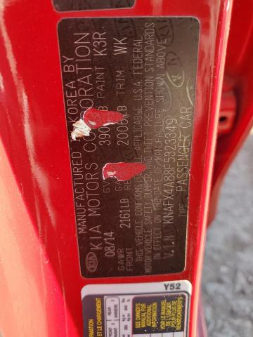 46266724 :رقم المزاد ، KNAFX4A88F5323349 vin ، 2015 Kia Forte Ex مزاد بيع