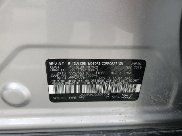 47253394 :رقم المزاد ، JA4AP3AU0LU015091 vin ، 2020 Mitsubishi Outlander Sport Es مزاد بيع