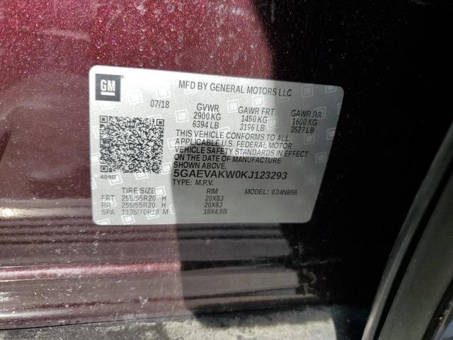 Продажа на аукционе авто 2019 Buick Enclave Essence, vin: 5GAEVAKW0KJ123293, номер лота: 45692964