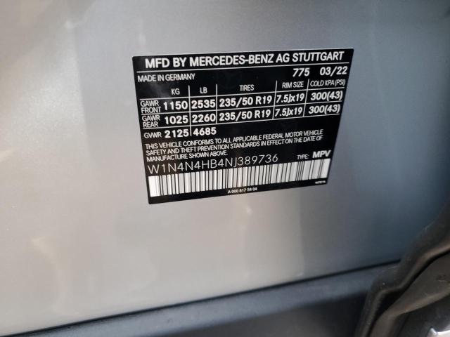 Продаж на аукціоні авто 2022 Mercedes-benz Gla 250 4matic, vin: W1N4N4HB4NJ389736, номер лоту: 45489744
