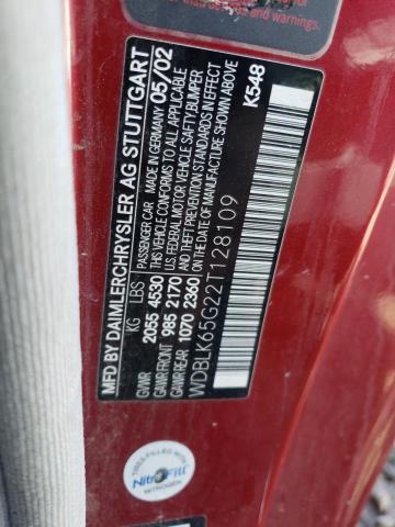 Aukcja sprzedaży 2002 Mercedes-benz Clk 320, vin: WDBLK65G22T128109, numer aukcji: 45285494