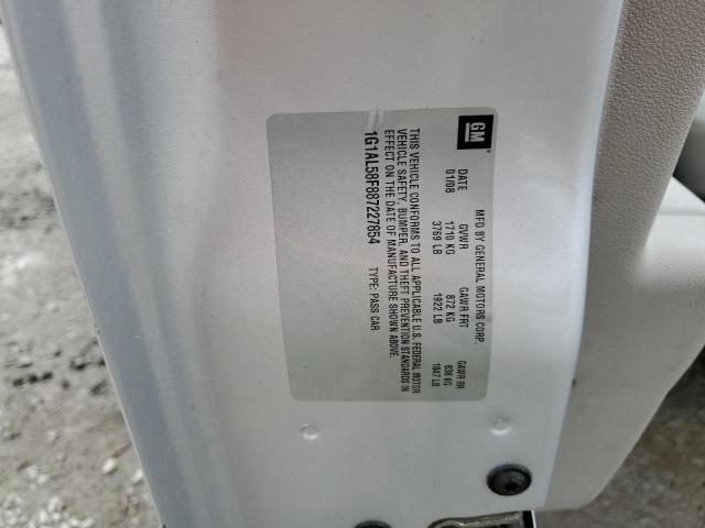 Продаж на аукціоні авто 2008 Chevrolet Cobalt Lt, vin: 1G1AL58F887227854, номер лоту: 48880854