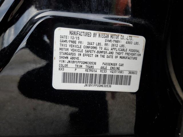 Aukcja sprzedaży 2016 Infiniti Q70l 3.7, vin: JN1BY1PP0GM630536, numer aukcji: 48475494