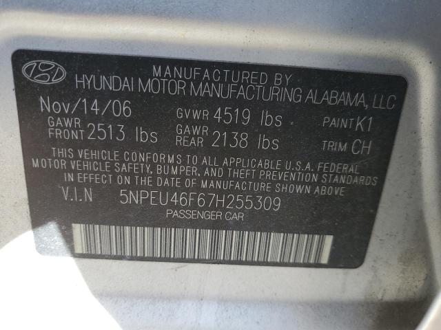 Aukcja sprzedaży 2007 Hyundai Sonata Se, vin: 5NPEU46F67H255309, numer aukcji: 45283134