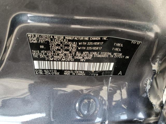 Aukcja sprzedaży 2018 Toyota Rav4 Adventure, vin: 2T3WFREV7JW429702, numer aukcji: 45381454