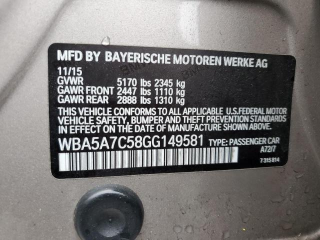 Aukcja sprzedaży 2016 Bmw 528 Xi, vin: WBA5A7C58GG149581, numer aukcji: 44782204
