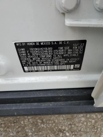 2024 Honda Hr-v Lx მანქანა იყიდება აუქციონზე, vin: 3CZRZ1H39RM728521, აუქციონის ნომერი: 46509574