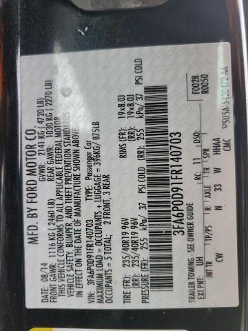 Aukcja sprzedaży 2015 Ford Fusion Titanium, vin: 3FA6P0D91FR140703, numer aukcji: 45732604