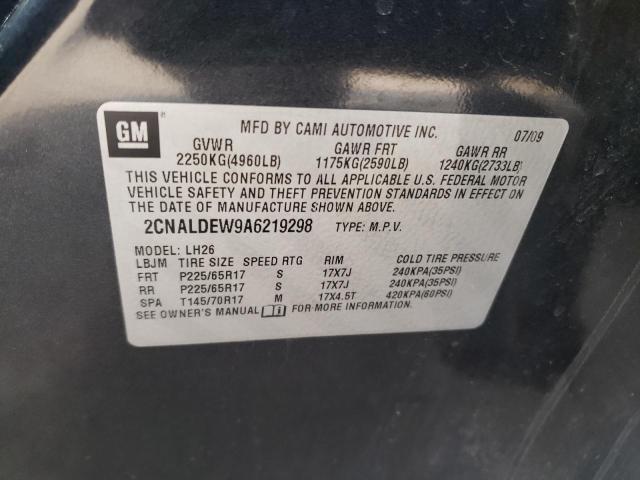 Продажа на аукционе авто 2010 Chevrolet Equinox Lt, vin: 2CNALDEW9A6219298, номер лота: 48894074