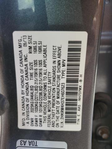 Aukcja sprzedaży 2014 Honda Cr-v Lx, vin: 2HKRM4H37EH607623, numer aukcji: 48742364