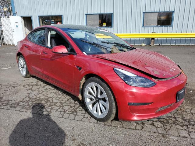 46904664 :رقم المزاد ، 5YJ3E1EA7NF371302 vin ، 2022 Tesla Model 3 مزاد بيع