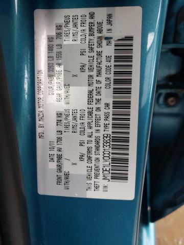 Aukcja sprzedaży 2012 Mazda 2, vin: JM1DE1LY0C0133839, numer aukcji: 45122744