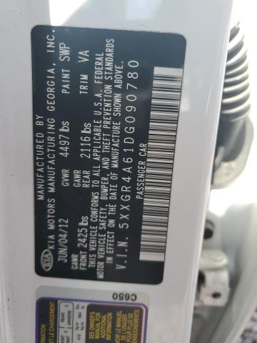 Продажа на аукционе авто 2013 Kia Optima Sx, vin: 5XXGR4A61DG090780, номер лота: 47672794