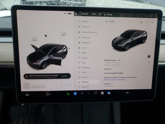 Aukcja sprzedaży 2023 Tesla Model Y, vin: 7SAYGDEE7PF706889, numer aukcji: 45297294