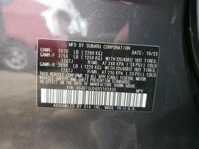 Aukcja sprzedaży 2024 Subaru Outback Wilderness, vin: 4S4BTGUD6R3183935, numer aukcji: 45518034