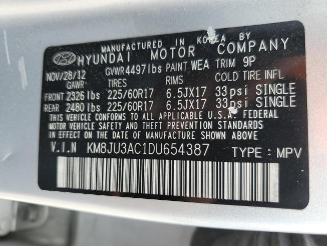 Aukcja sprzedaży 2013 Hyundai Tucson Gls, vin: KM8JU3AC1DU654387, numer aukcji: 45447604