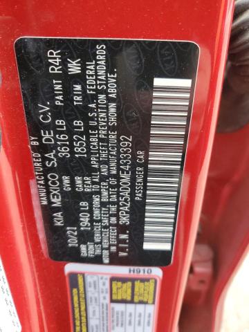 45145564 :رقم المزاد ، 3KPA25AD0ME433392 vin ، 2021 Kia Rio S مزاد بيع