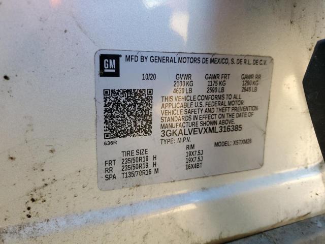 Продажа на аукционе авто 2021 Gmc Terrain Slt, vin: 3GKALVEVXML316385, номер лота: 47778054