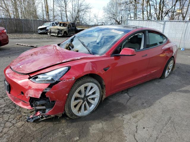 46904664 :رقم المزاد ، 5YJ3E1EA7NF371302 vin ، 2022 Tesla Model 3 مزاد بيع