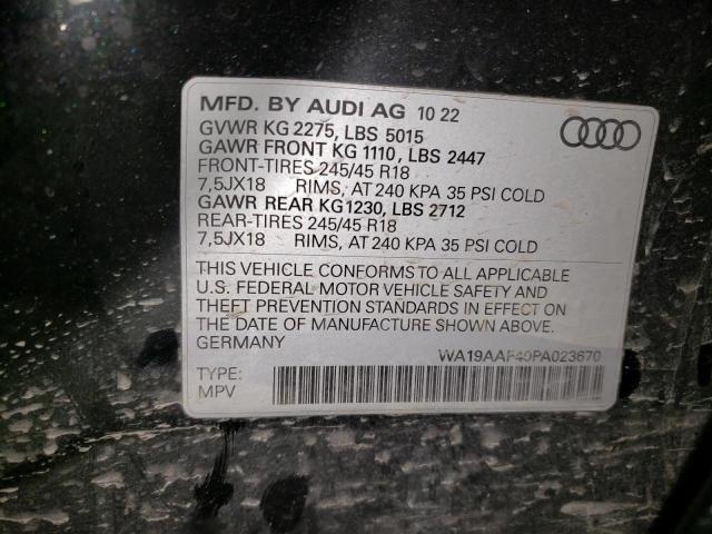Продажа на аукционе авто 2023 Audi A4 Allroad Prestige, vin: WA19AAF40PA023670, номер лота: 44945584