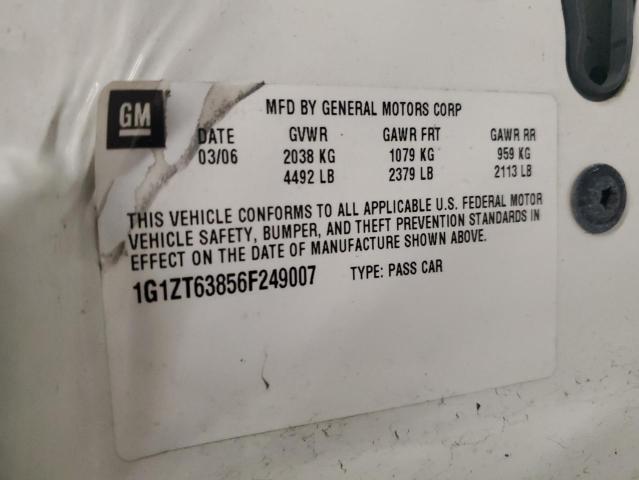 Продажа на аукционе авто 2006 Chevrolet Malibu Maxx Lt, vin: 1G1ZT63856F249007, номер лота: 47968154