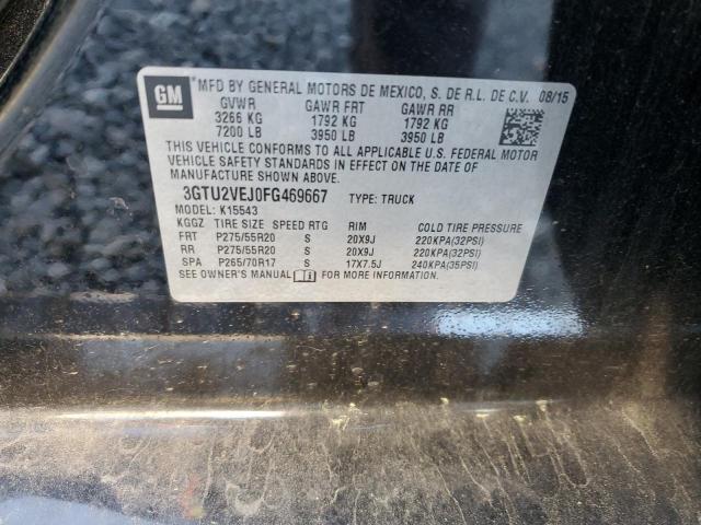 Aukcja sprzedaży 2015 Gmc Sierra K1500 Slt, vin: 3GTU2VEJ0FG469667, numer aukcji: 48691134