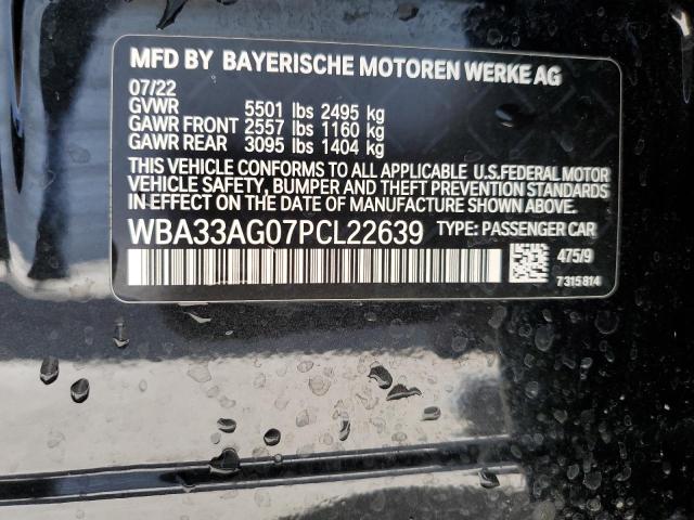 Aukcja sprzedaży 2023 Bmw 530xe, vin: WBA33AG07PCL22639, numer aukcji: 45320494