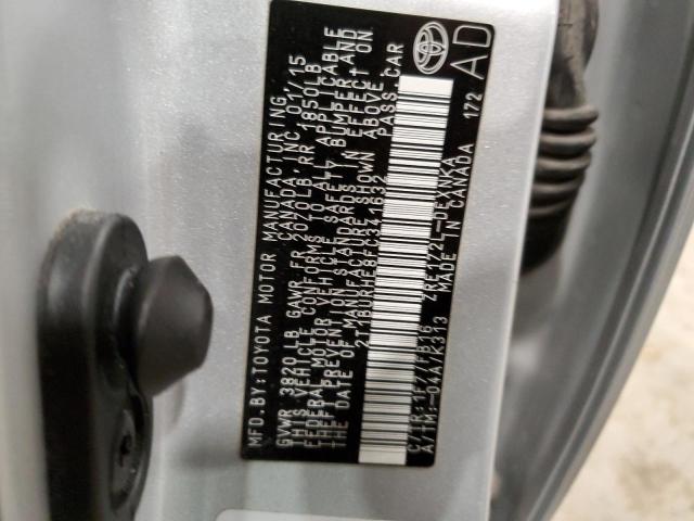 43875174 :رقم المزاد ، 2T1BURHE8FC341632 vin ، 2015 Toyota Corolla L مزاد بيع