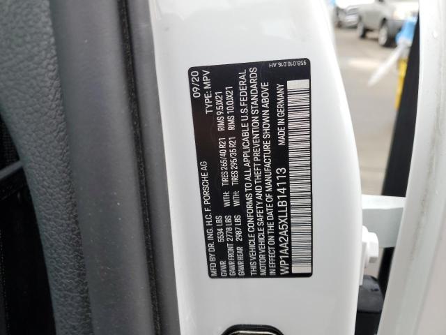 Aukcja sprzedaży 2020 Porsche Macan, vin: WP1AA2A5XLLB14113, numer aukcji: 44898554