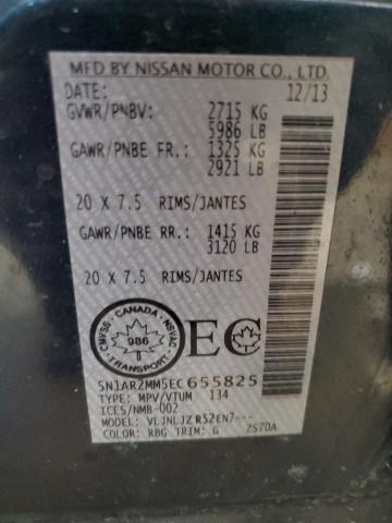 Продаж на аукціоні авто 2014 Nissan Pathfinder S, vin: 5N1AR2MM5EC655825, номер лоту: 48147864